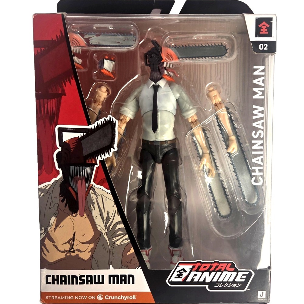Jazwares Total Anime Chainsaw Man 6 Inch Action Figure #02 Denji NEW